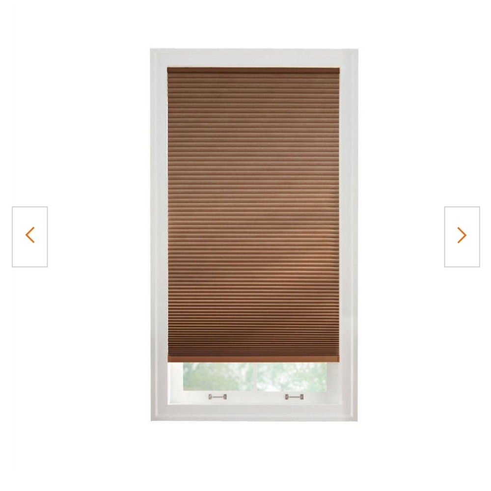 2 Mocha Cordless Blackout Cellular Shade - 22 5/8 in. W x 72 in. L